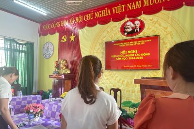 HỘI NGHỊ VIÊN CHỨC – NGƯỜI LAO ĐỘNG NĂM HỌC 2024 – 2025