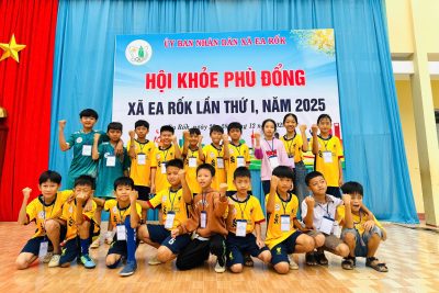 TRƯỜNG TH LÊ VĂN TÁM THAM GIA HỘI KHỎE PHÙ ĐỔNG CẤP XÃ LẦN THỨ I